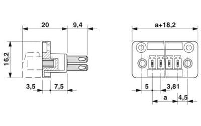 SAC-4P-M12MS/5.0-186/M12FS