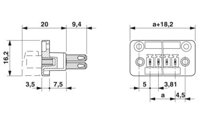 SAC-4P-M12MS/5.0-186/M12FS